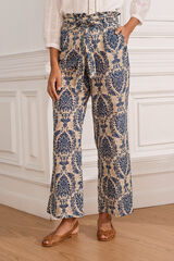 Pol&iacute;n Et Moi Pantal&oacute;n estampado Betista Marfil