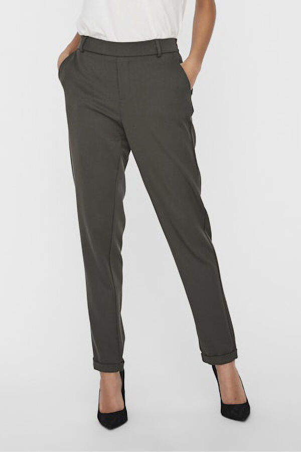 Vero Moda Cal&ccedil;as compridas retas  Cinzento