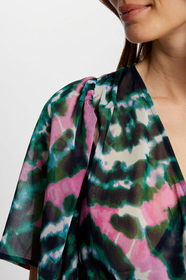 Morgan Vestido largo estampado Estampado verde