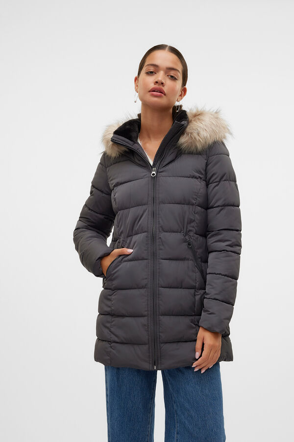 Vero Moda Sobretudo acolchoado Cinzento