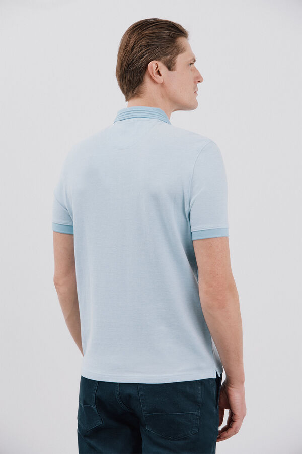 Cortefiel Polo oxford Azul