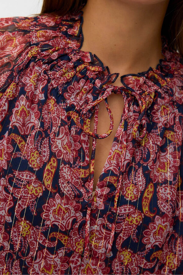 Vero Moda Top de gasa manga larga Multicolor