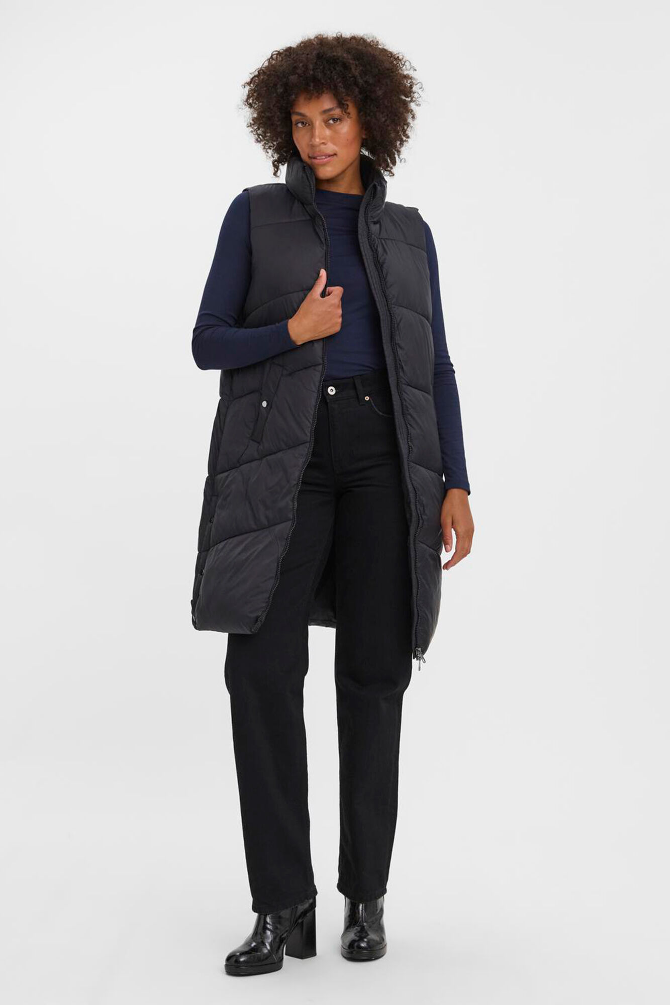 Vero Moda Chaleco midi acolchado de mujer