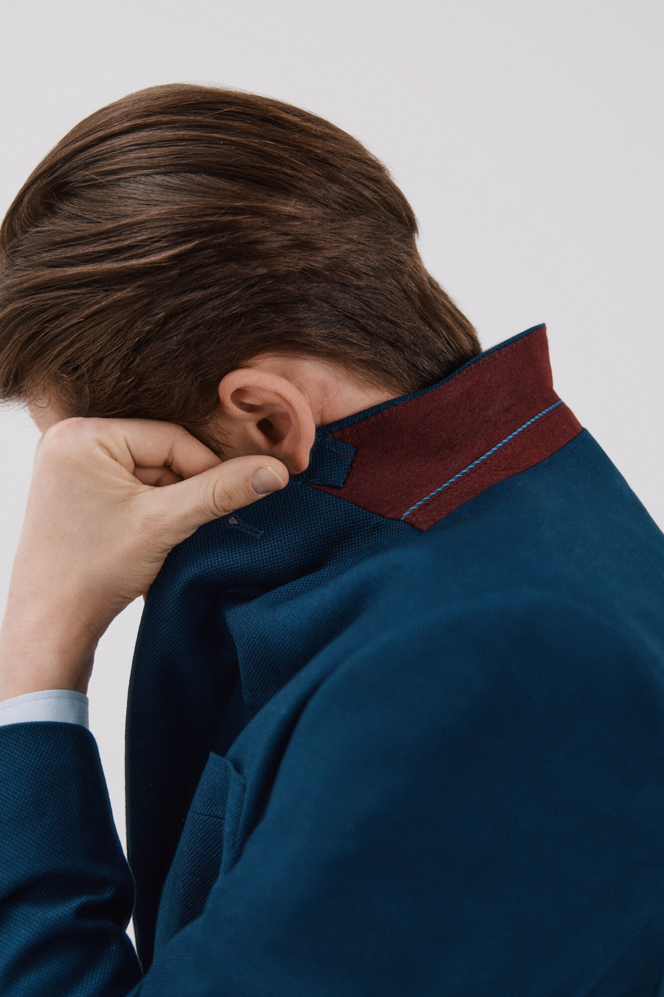 Cortefiel Blazer azul slim fit