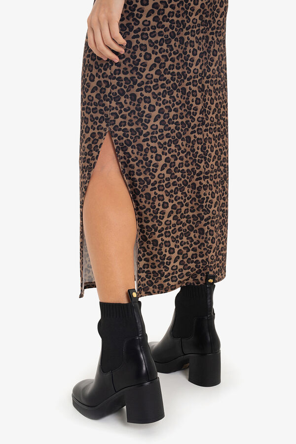 Cupl&eacute; Vestido con frunce Multicolor