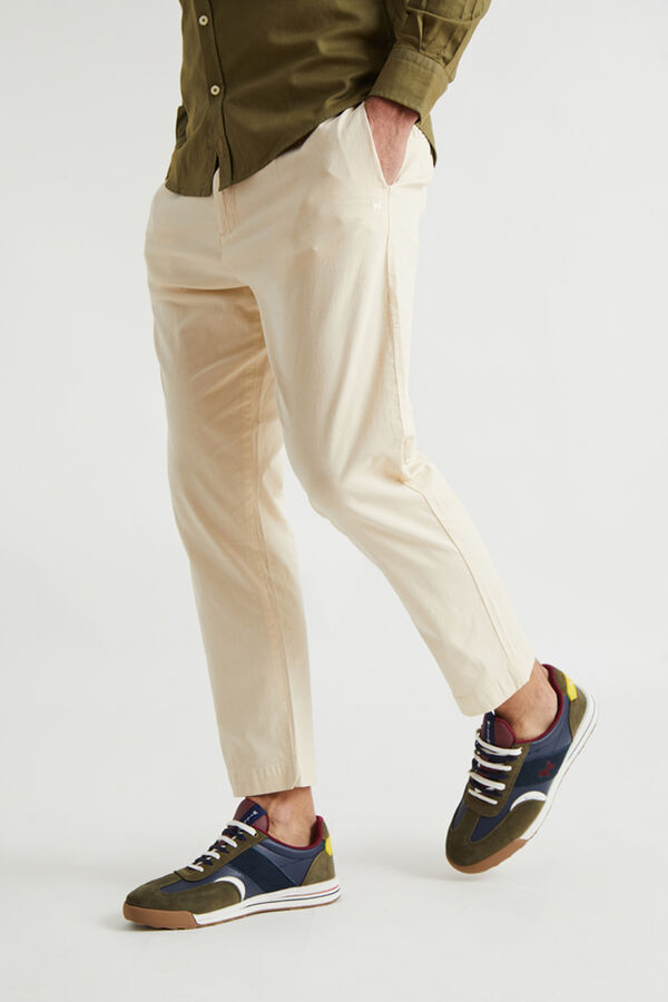 Williot Pantal&oacute;n Relaxed Lino Beige