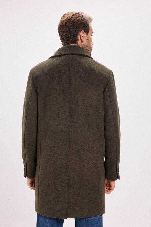 Jack & Jones Sobretudo longo com fecho combinado Verde