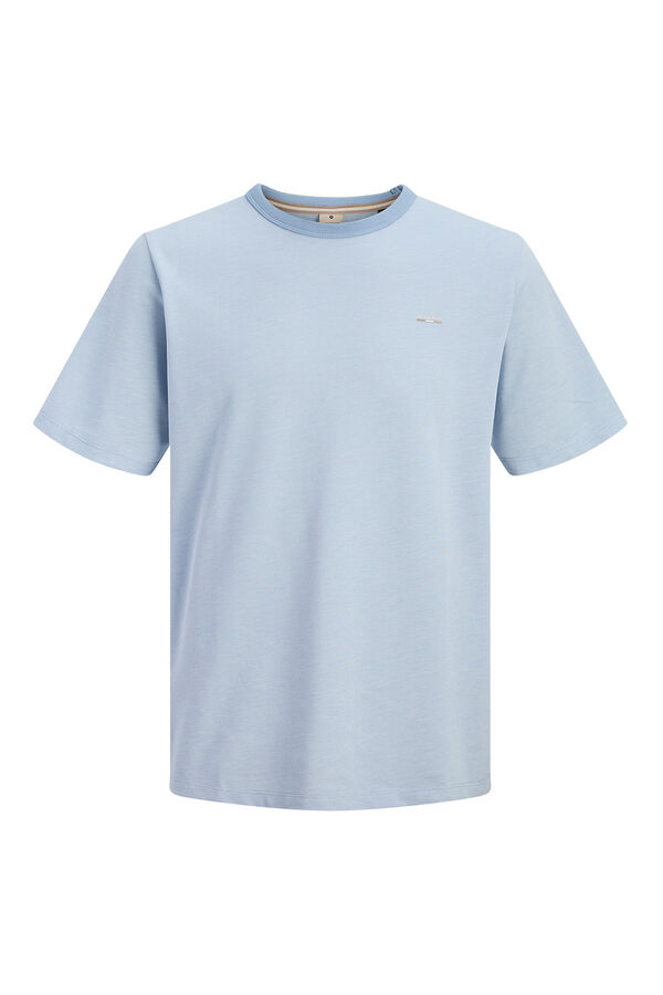 Jack & Jones T-shirt b&aacute;sica manga curta Azul