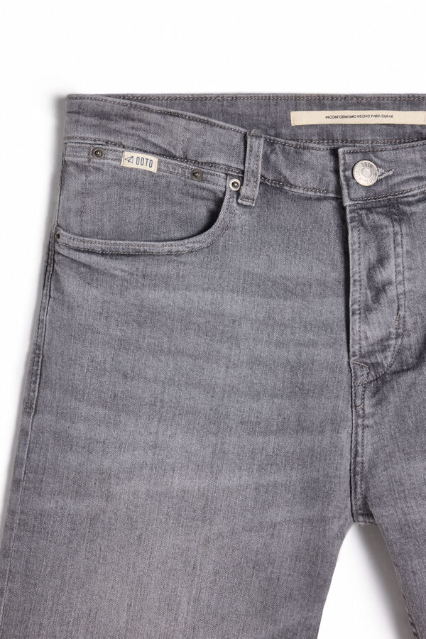 OOTO Bermuda denim logo OOTO Cinzento