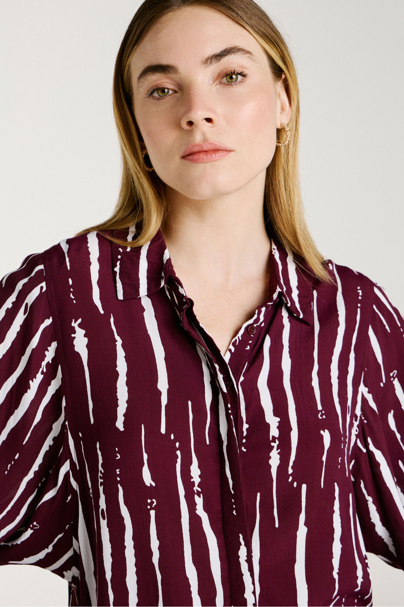 Vila Camisa estampada de viscosa