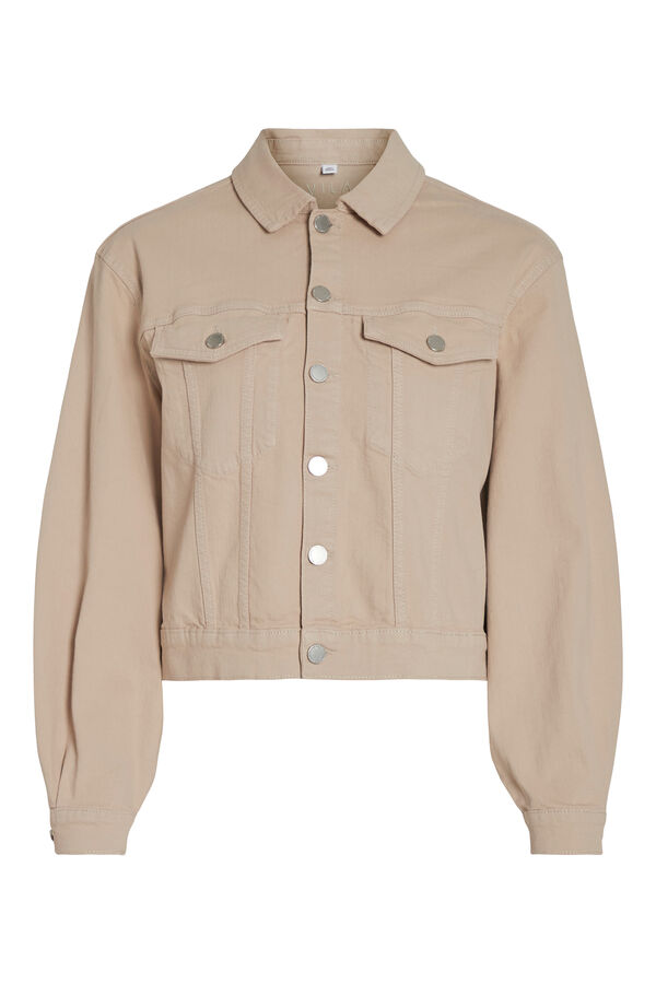 Vila Chaqueta corta vaquera Gris