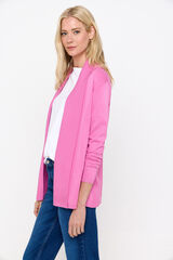 Cortefiel Casaco gola xaile Roxo