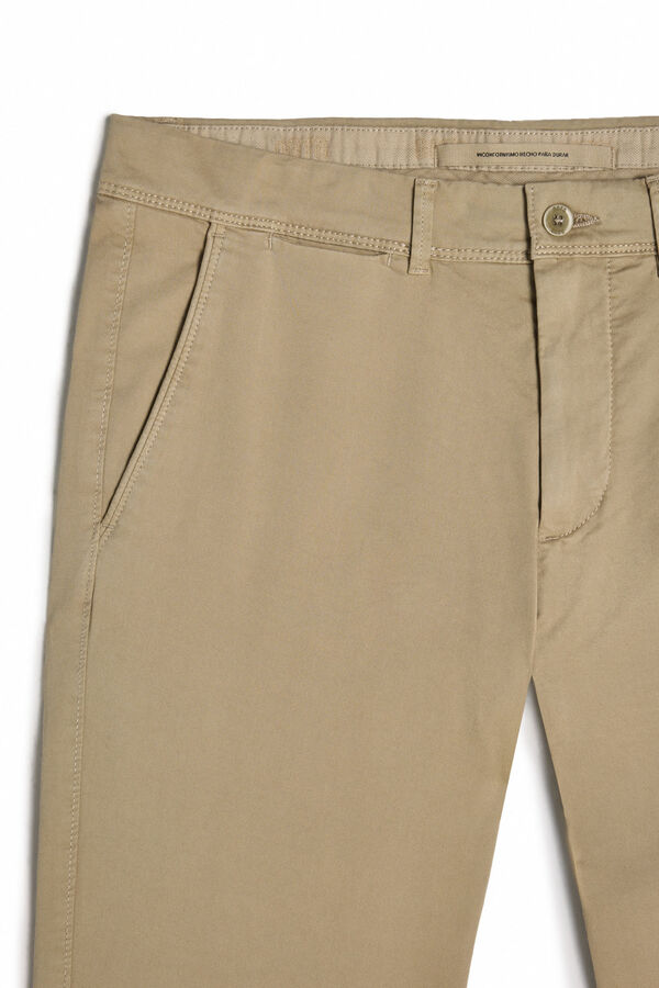 OOTO Pantal&oacute;n chino slim Beige