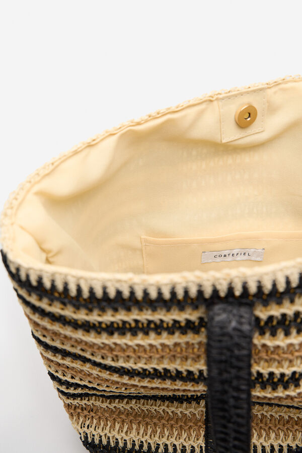 Cortefiel Bolso shopper rayas Multicolor