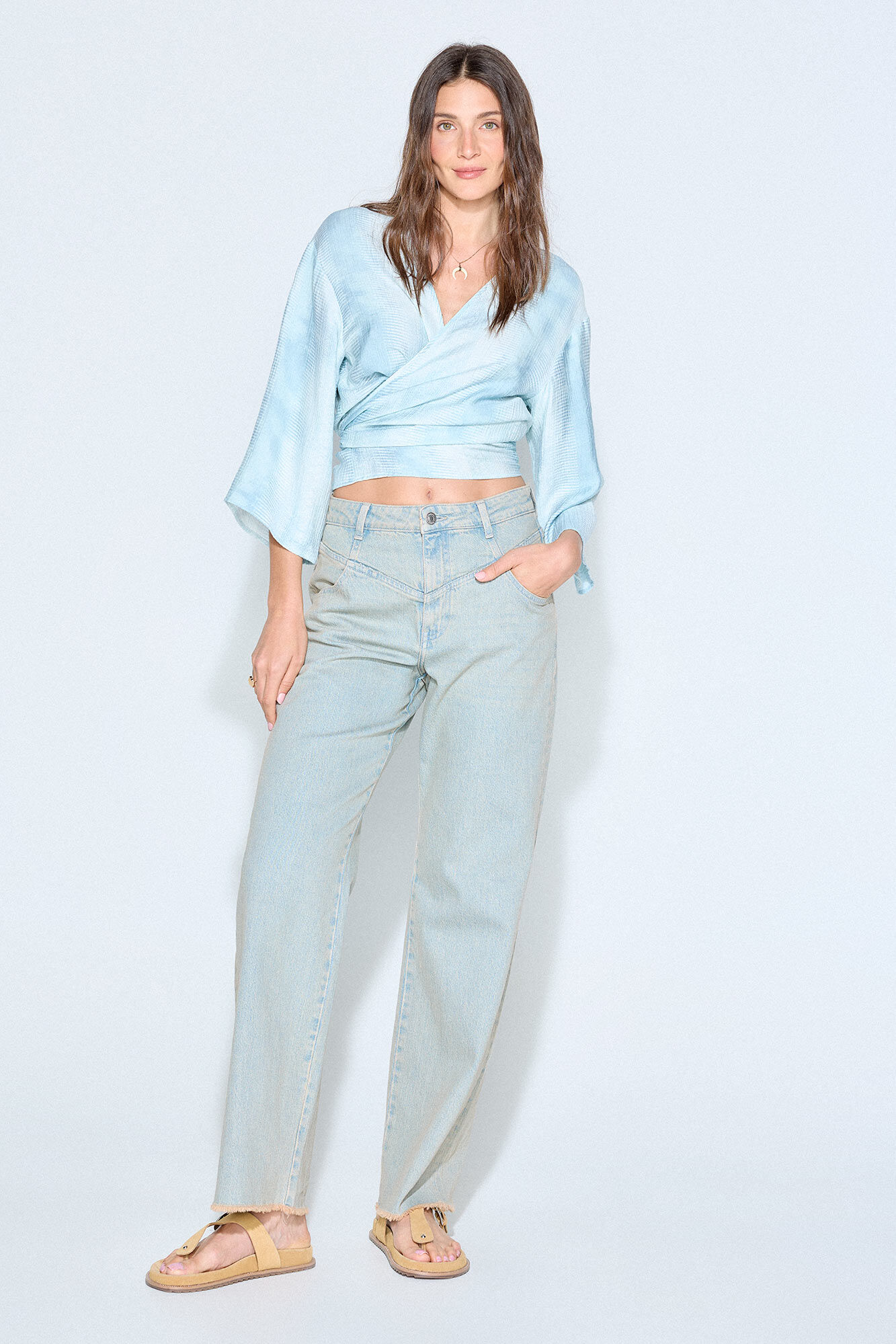 Slowlove Blusa estampada lazada