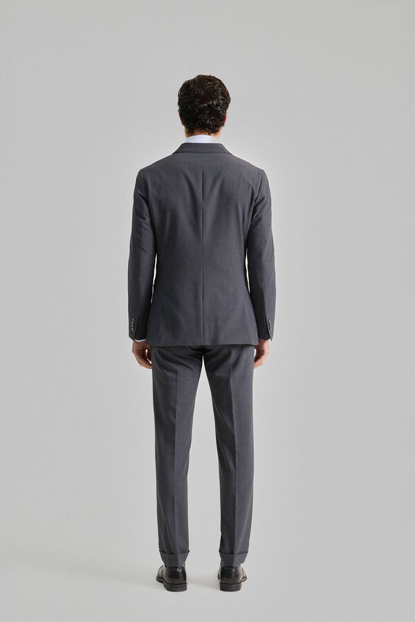 PuroEGO Traje cruzado Gris oscuro