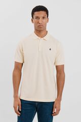 Cortefiel Polo b&aacute;sico piqu&eacute; Amarelo