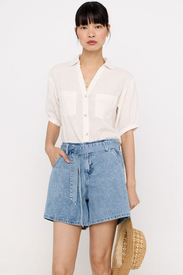 Cortefiel Cal&ccedil;&otilde;es ganga la&ccedil;o Azul