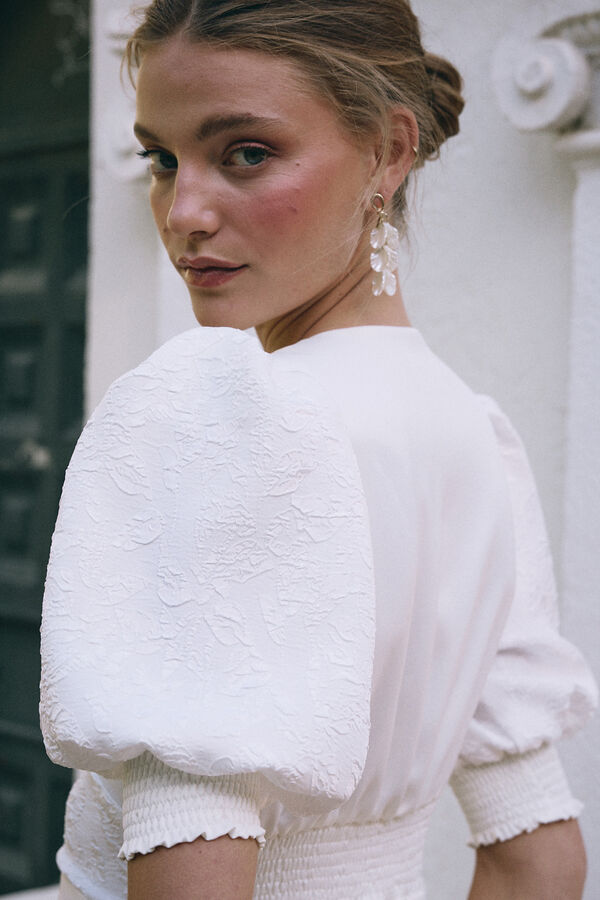 Pol&iacute;n Et Moi Vestido de noiva Cala Branco