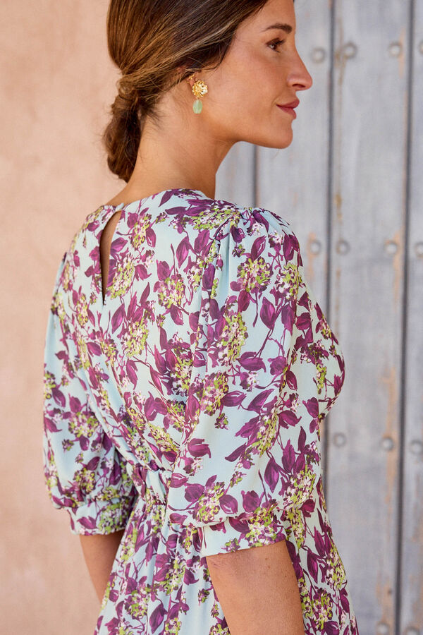 Polín Et Moi Vestido floral Joline Azul