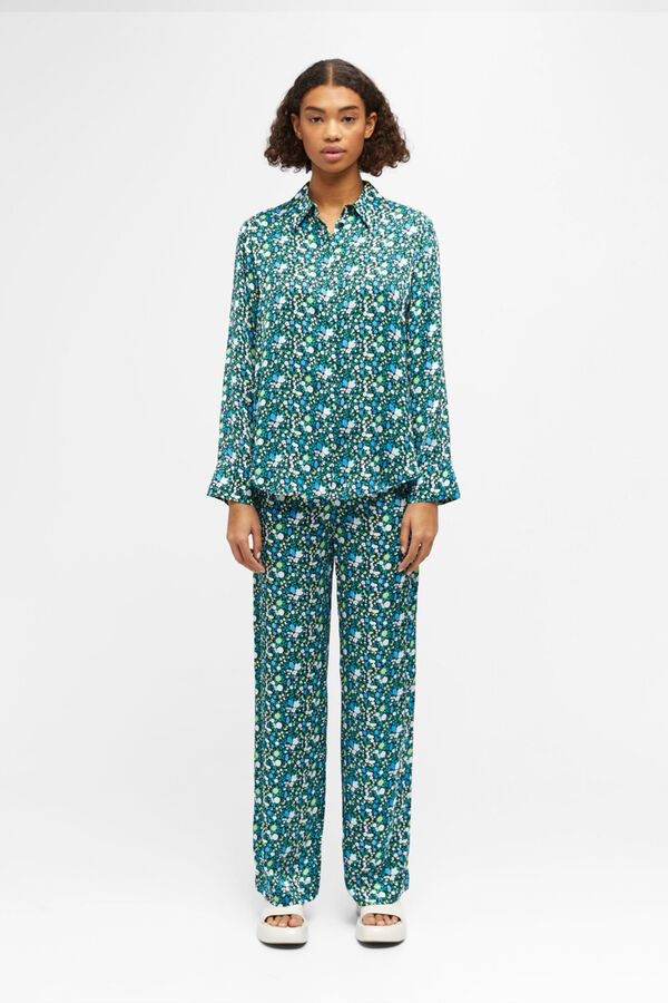 Object Camisa estampada Negro