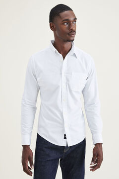 Cortefiel Camisa com botões de corte slim Icon Branco