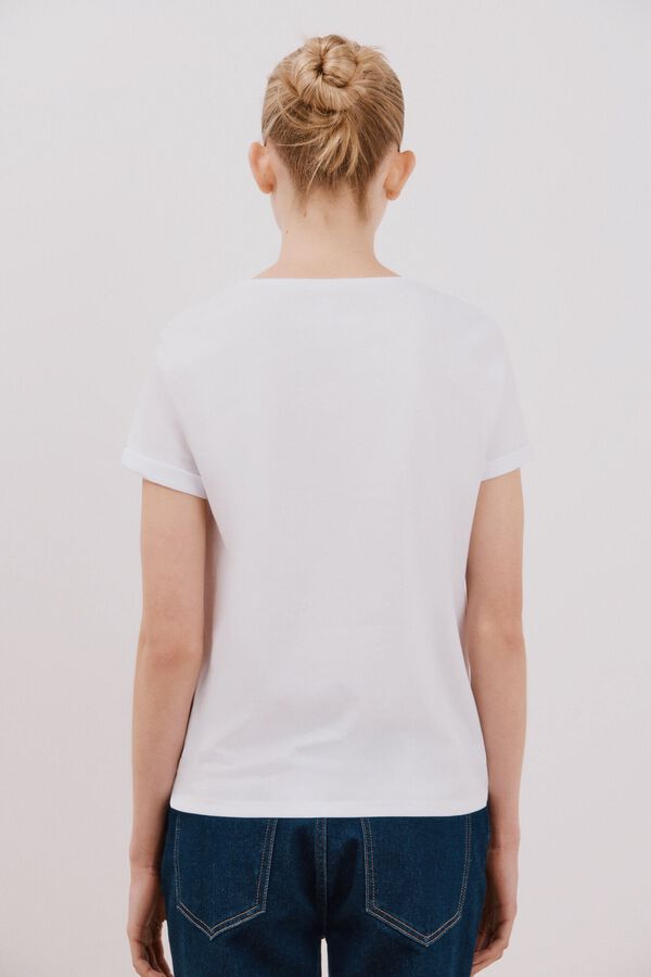 Cortefiel T-shirt estampada Azul