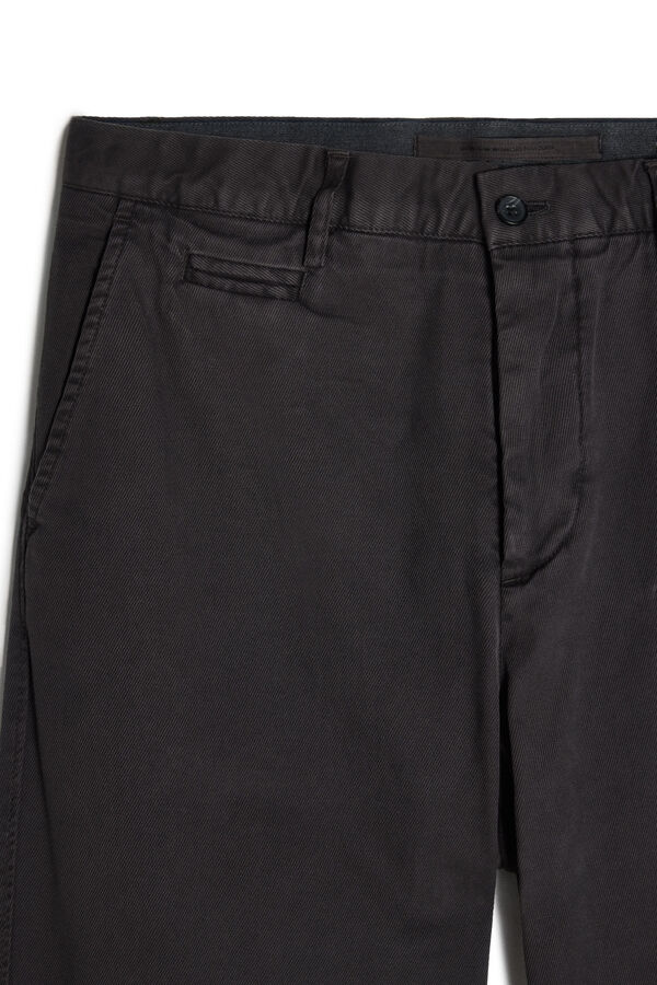 OOTO Cal&ccedil;as chino slim  Cinzento