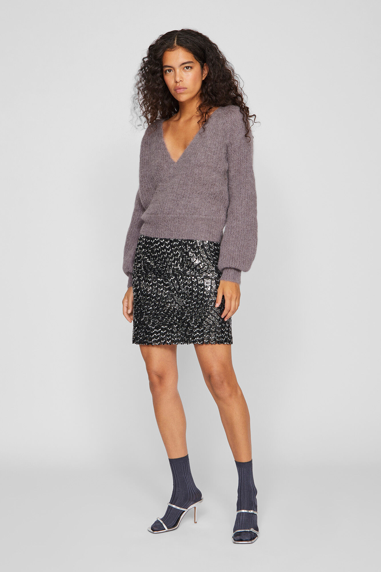 Vila Falda mini lentejuelas