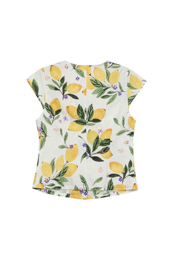 Grace & Mila Camisola com decote em V Impressão