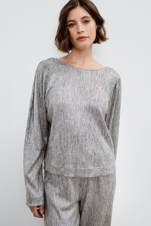 Object Top metalizado Gris