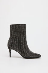Slowlove Bot&iacute;n tachas denim Gris oscuro