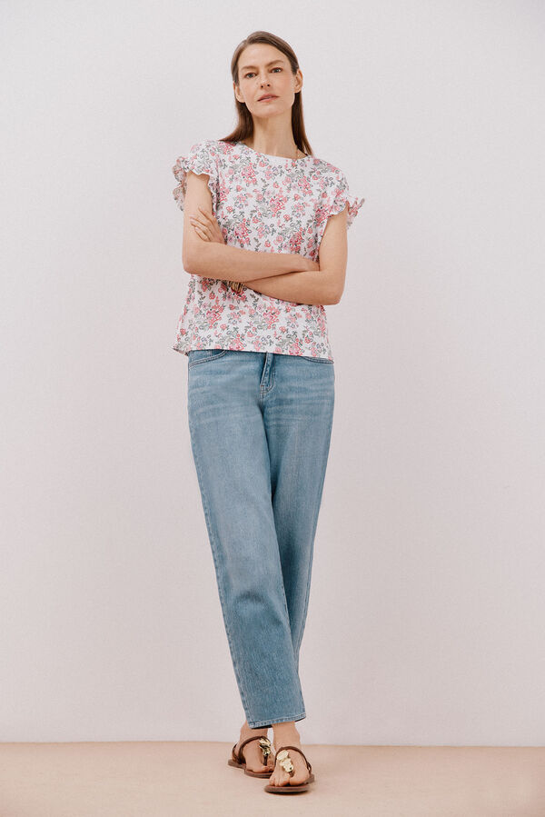 Cortefiel Camisola básica folho Verde