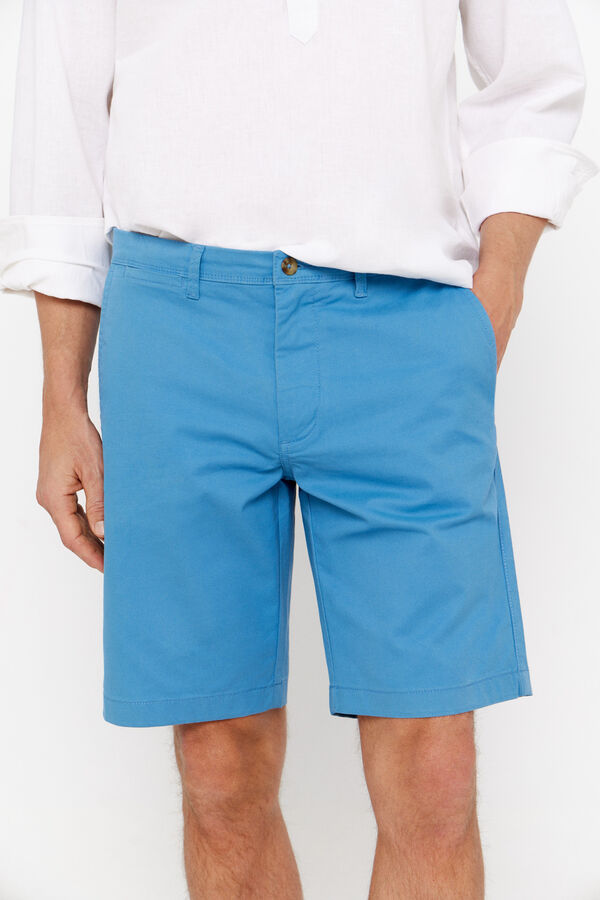 Cortefiel Bermuda chino Azul
