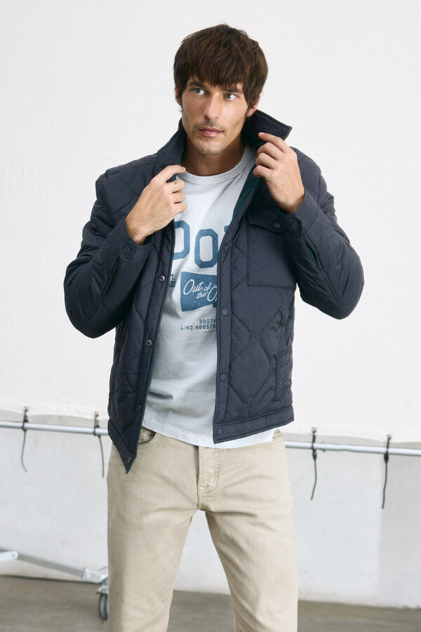 OOTO Blusão reversível Verde