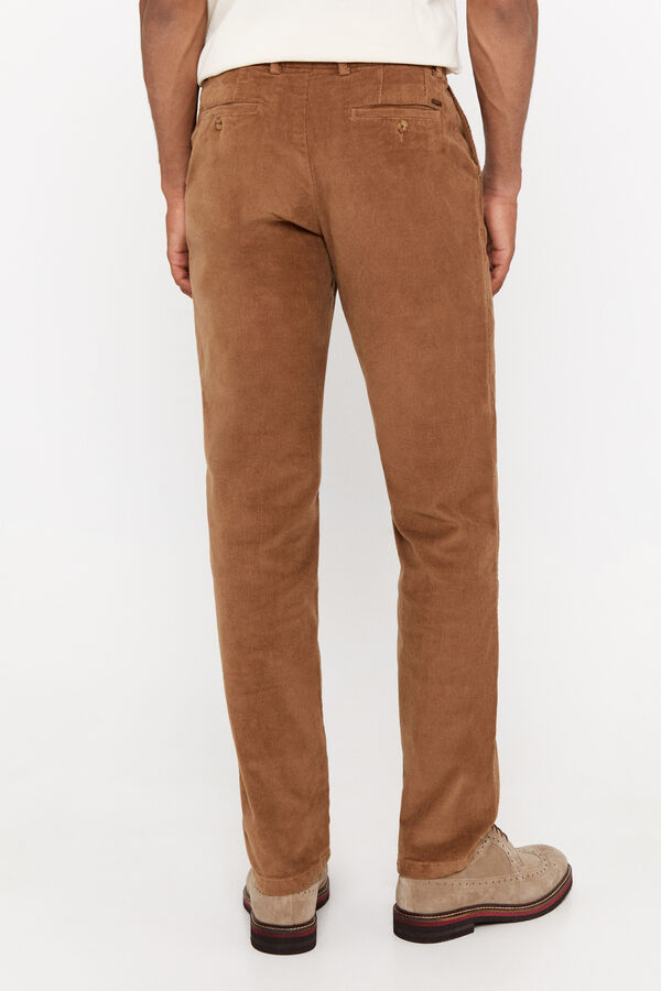 Cortefiel Cal&ccedil;as chino bombazina Tostado
