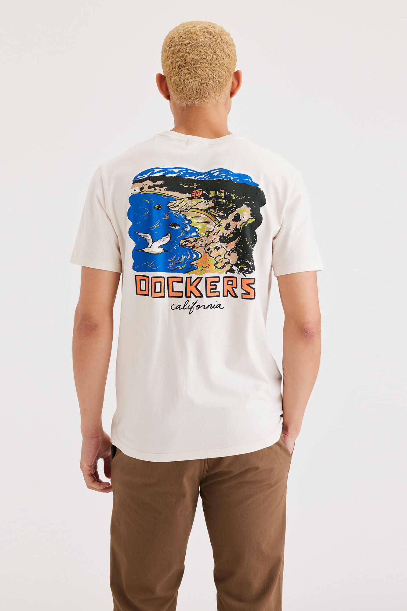 Dockers Camiseta Slim Fit Logo para hombre