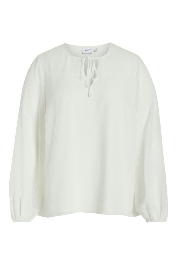 Evoked by Vila Blusa de manga larga Blanco