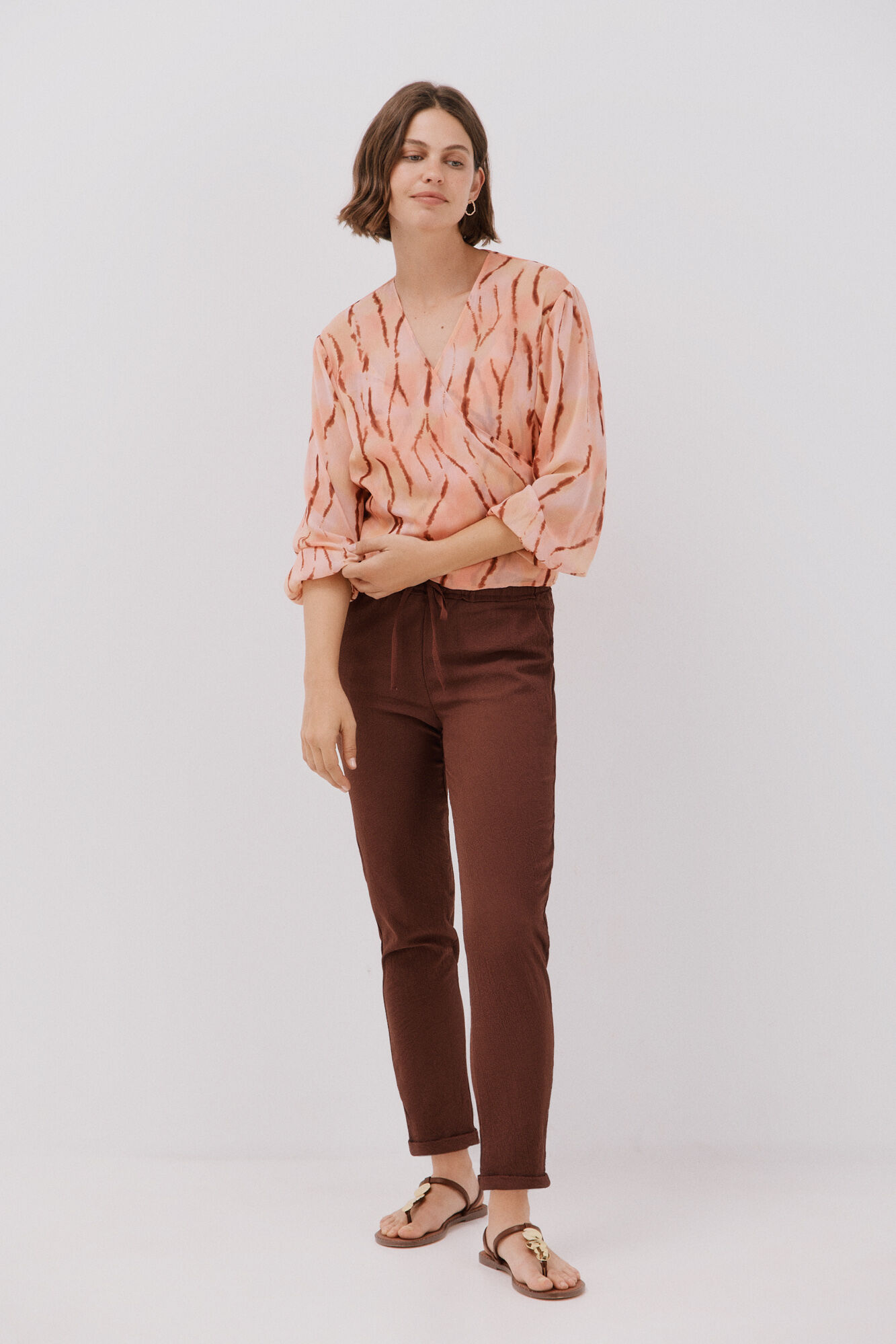 Cortefiel Blusa escote pico