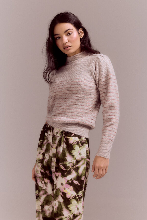 Slowlove Jersey punto perlado rayas Arena