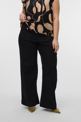 Vero Moda Curve Jeans de tiro alto talla grande Negro