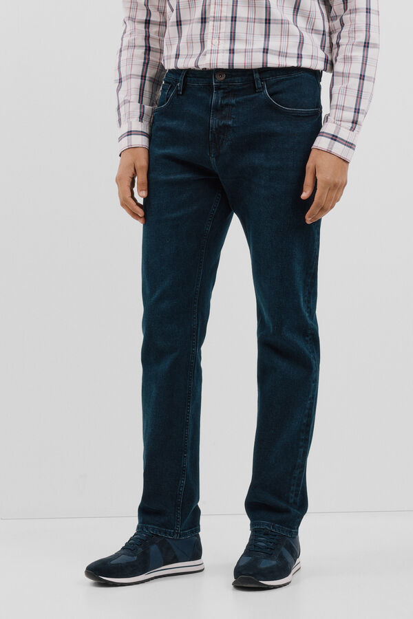 Cortefiel Jeans regular fit Azul