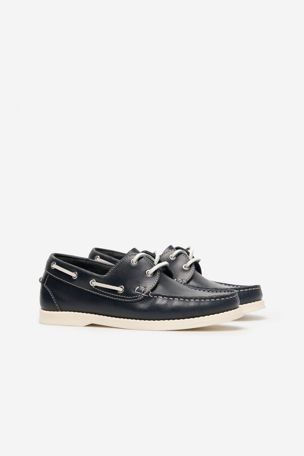 Cortefiel Sapato n&aacute;utico Azul