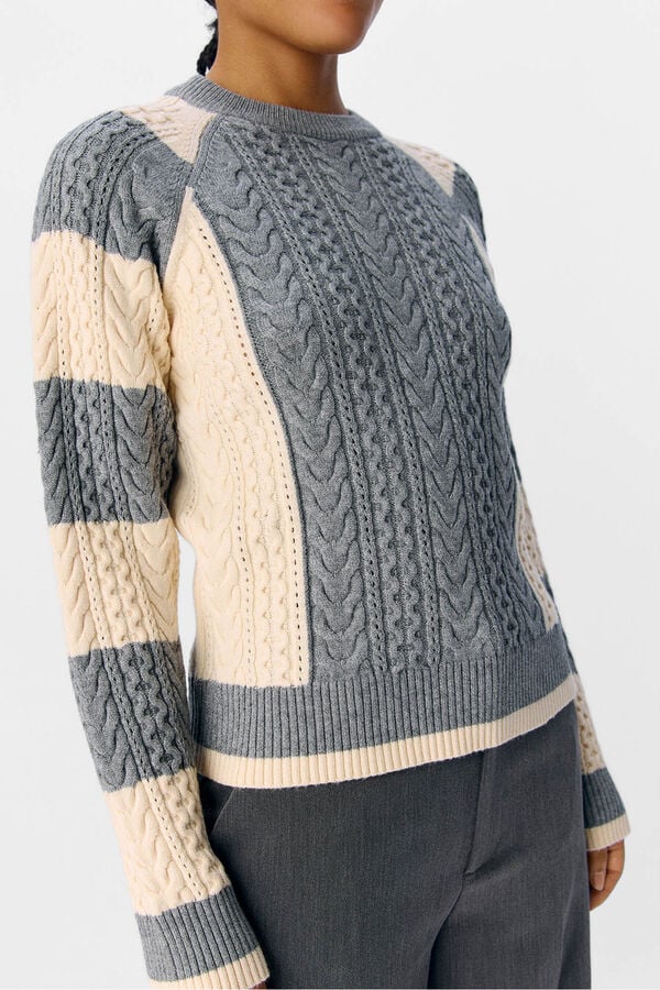 Object Jersey ochos bicolor Gris