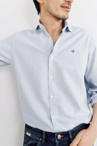 OOTO Camisa oxford liso manga larga