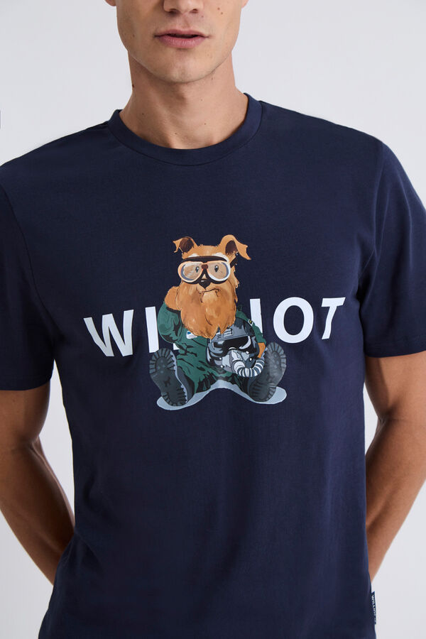 Williot T-shirt piloto do Sr. Williot Azul