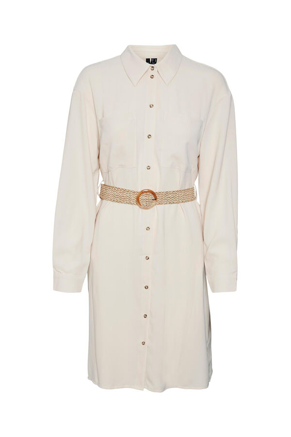 Vero Moda Vestido corto camisero Rosa