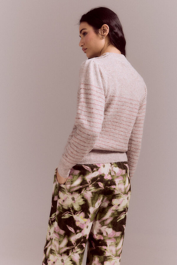 Slowlove Jersey punto perlado rayas Arena