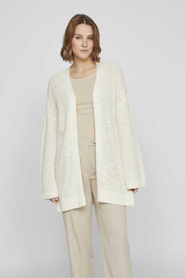 Vila Cardigan de punto Gris