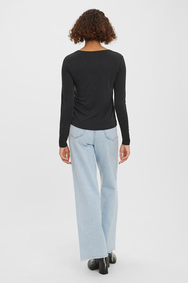 Vero Moda Jersey con encaje Negro